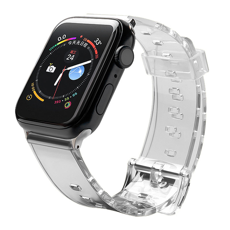 Силиконовый ремешок-браслет Light для Apple Watch 38 / 40 mm - чёрный