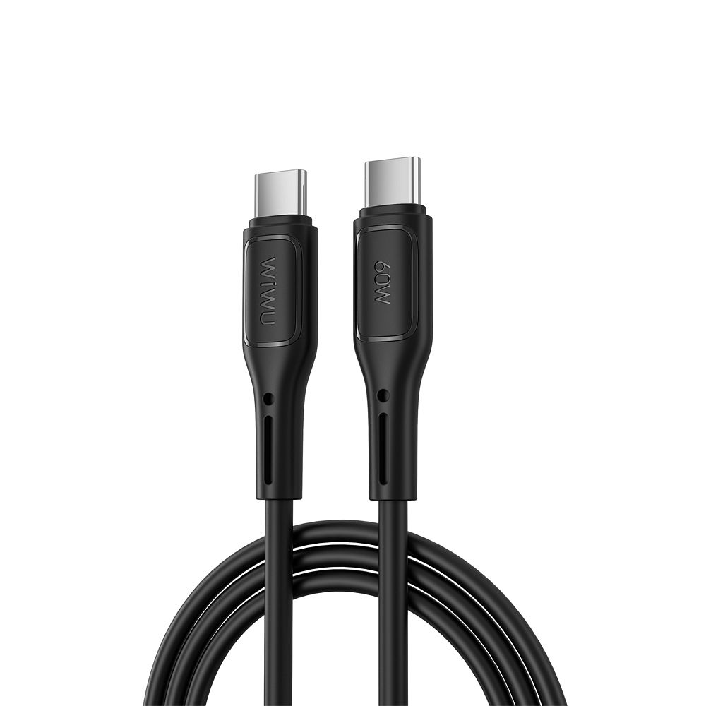 WiWU - Кабель данных Starlink Series Wi-C043E USB C на USB C 30W - чёрный