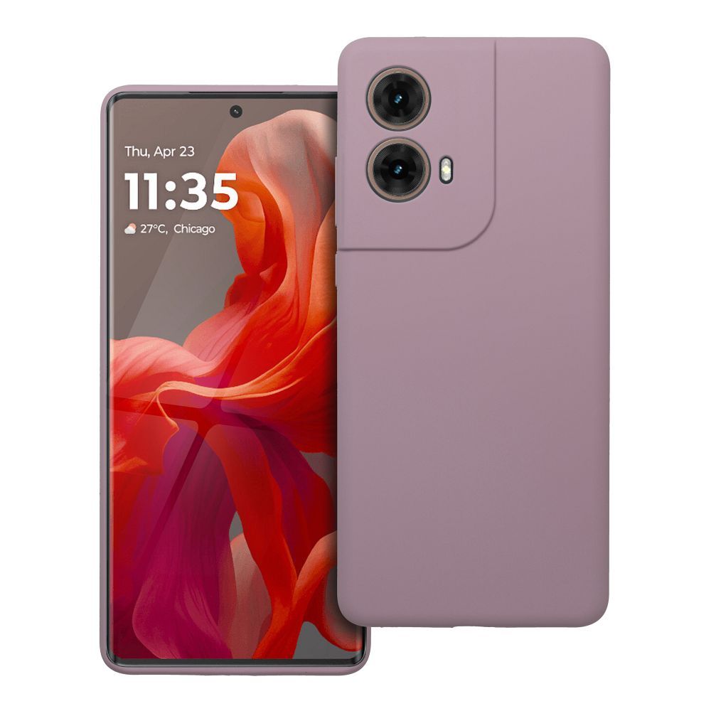 Silikoninis dėklas 2mm MOTOROLA G85 5G smėlio rožinė