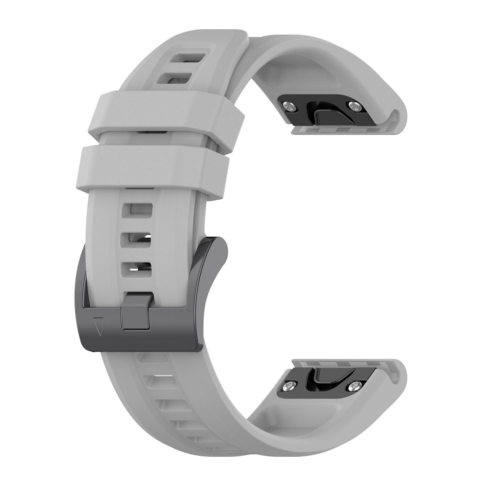 Silikoninis dirželis GARMIN FENIX 3 / 3HR / 5X / 6X / 6X Pro / 7X / 7X Pro pilkas (12)