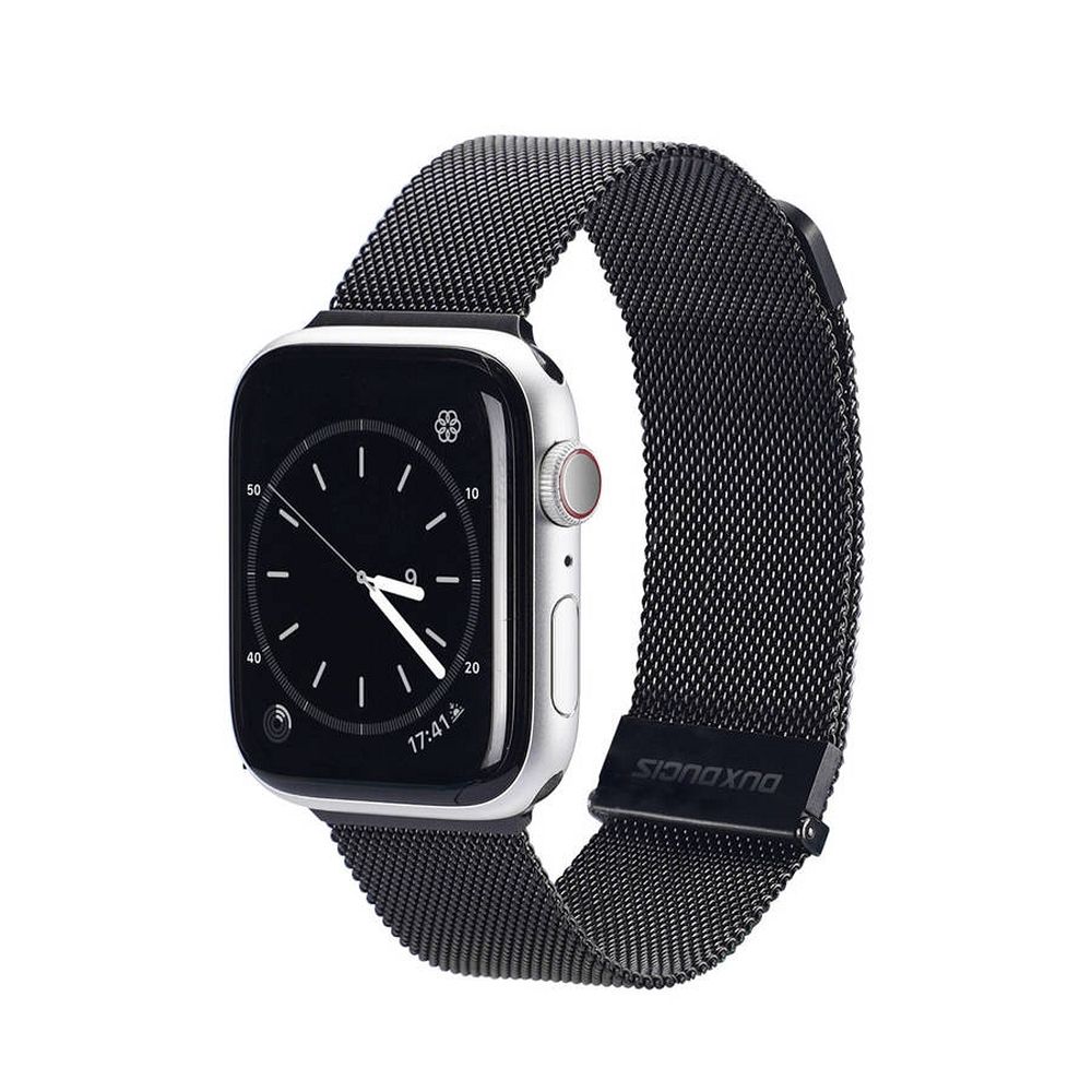 Ремешок Dux Ducis Milanese Series Apple Watch 42/44/45/49мм чёрный
