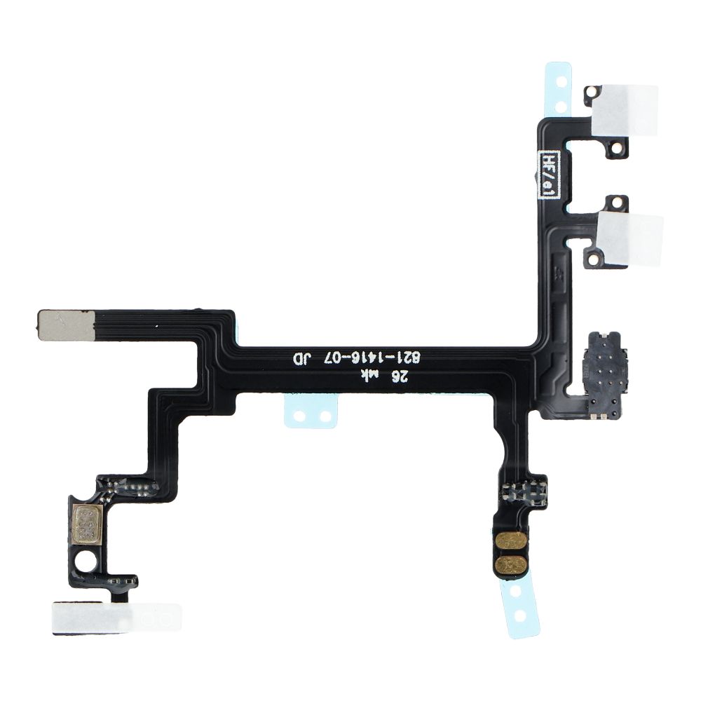 Lankstus kabelis iPhone 5 įjungti/išjungti + šoniniai klavišai