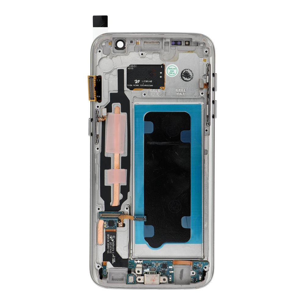 Дисплей FixCell LCD Samsung S7 с рамкой золотой (refub)
