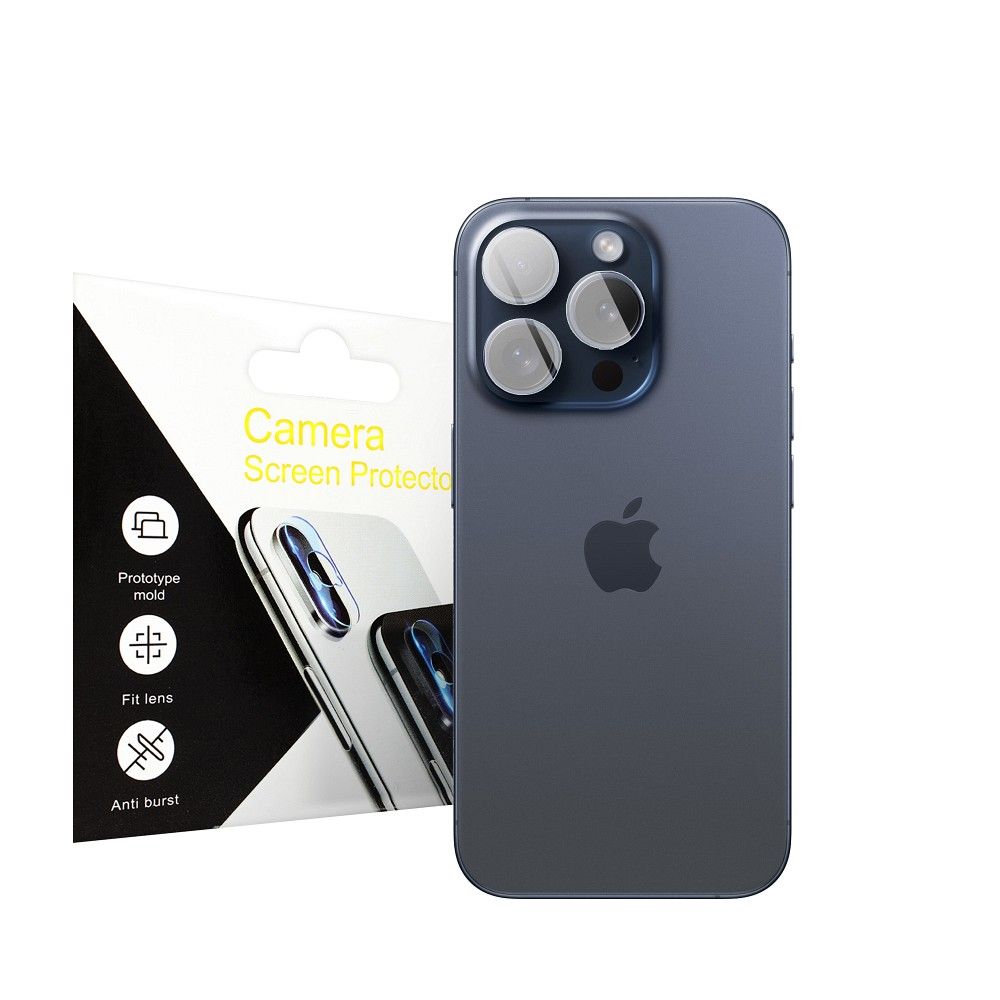 Kameros objektyvų grūdintas stiklas iPhone 15 Pro
