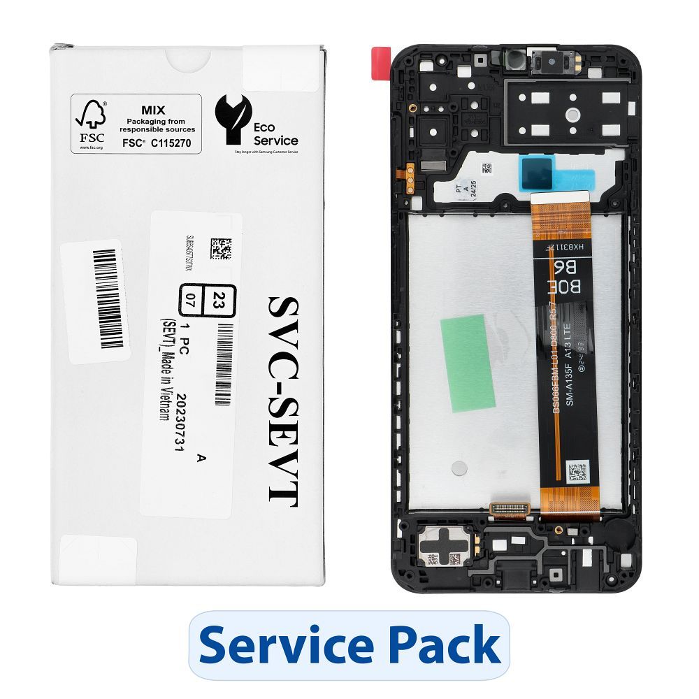 ServicePack LCD ekranas SAMSUNG M13 M135F GH82-29133A