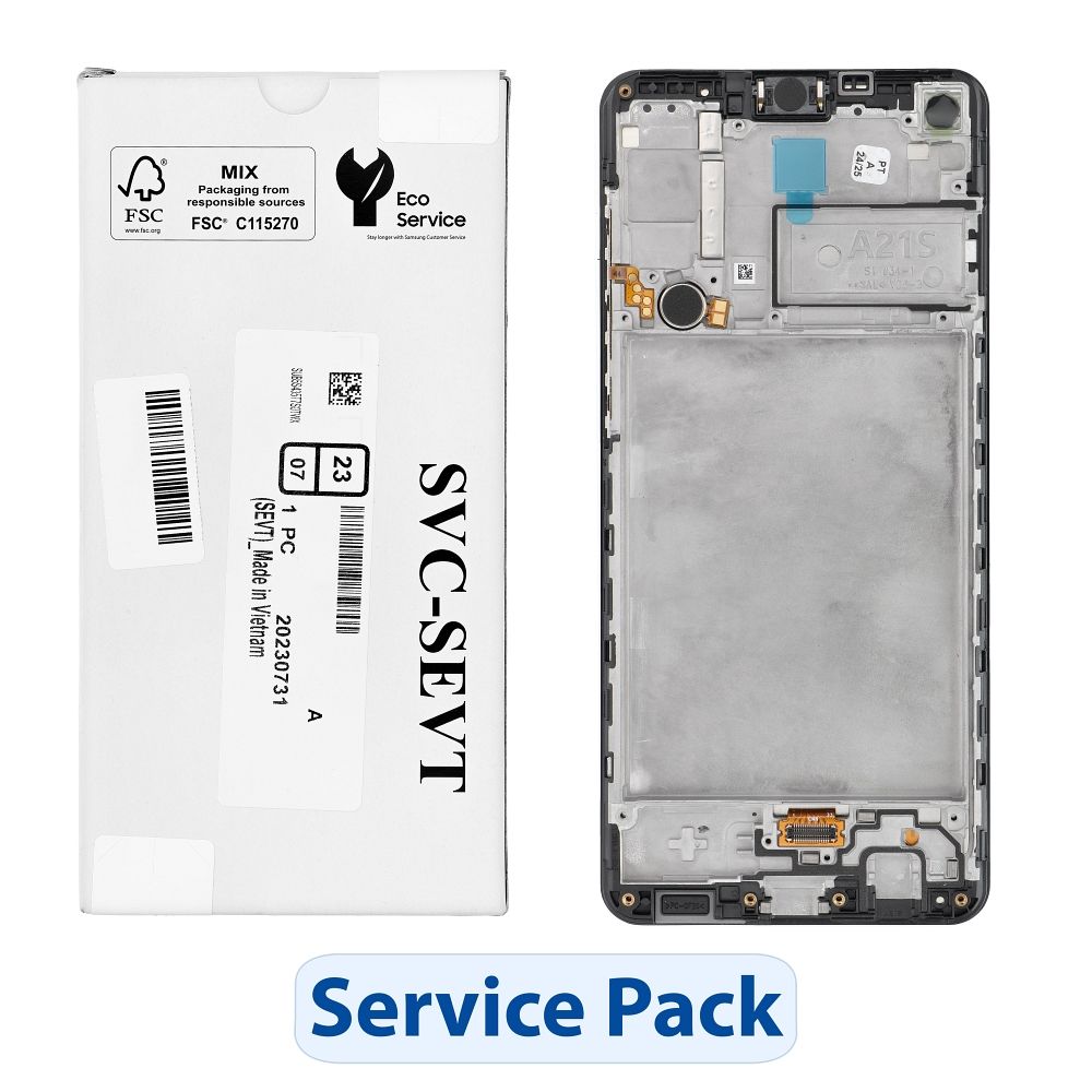 ServicePack LCD-дисплей SAMSUNG A21s A217F GH82-22988A