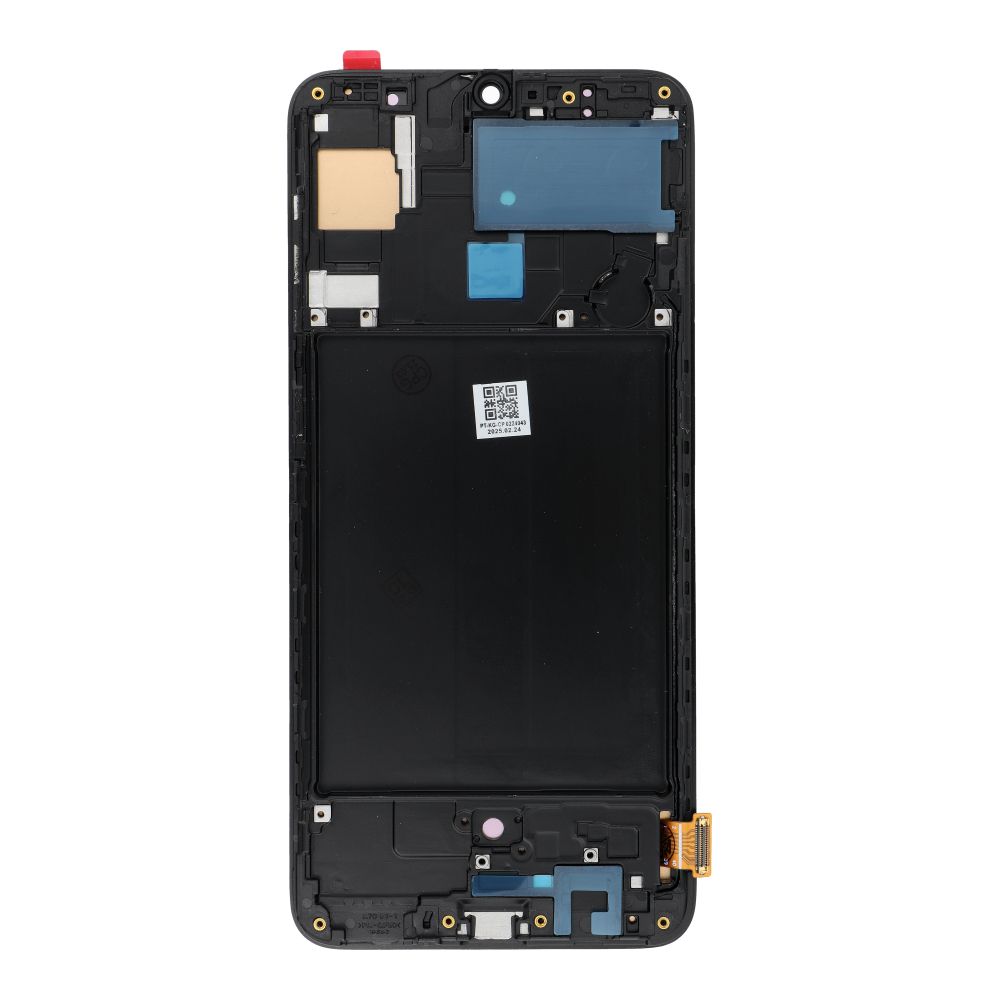 LCD ekranas skirtas SAMSUNG A70 A705 HARD OLED su rėmu