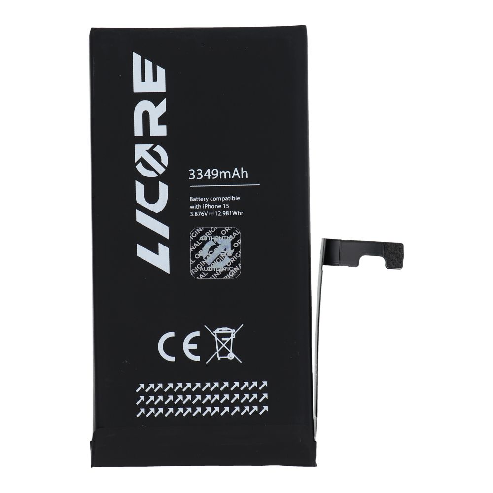 Аккумулятор LICORE для iPhone 15 3349 мАч