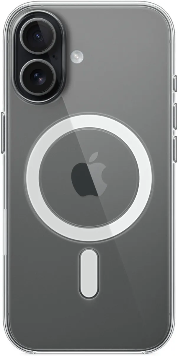 iPhone 17 permatomas dėklas su MagSafe