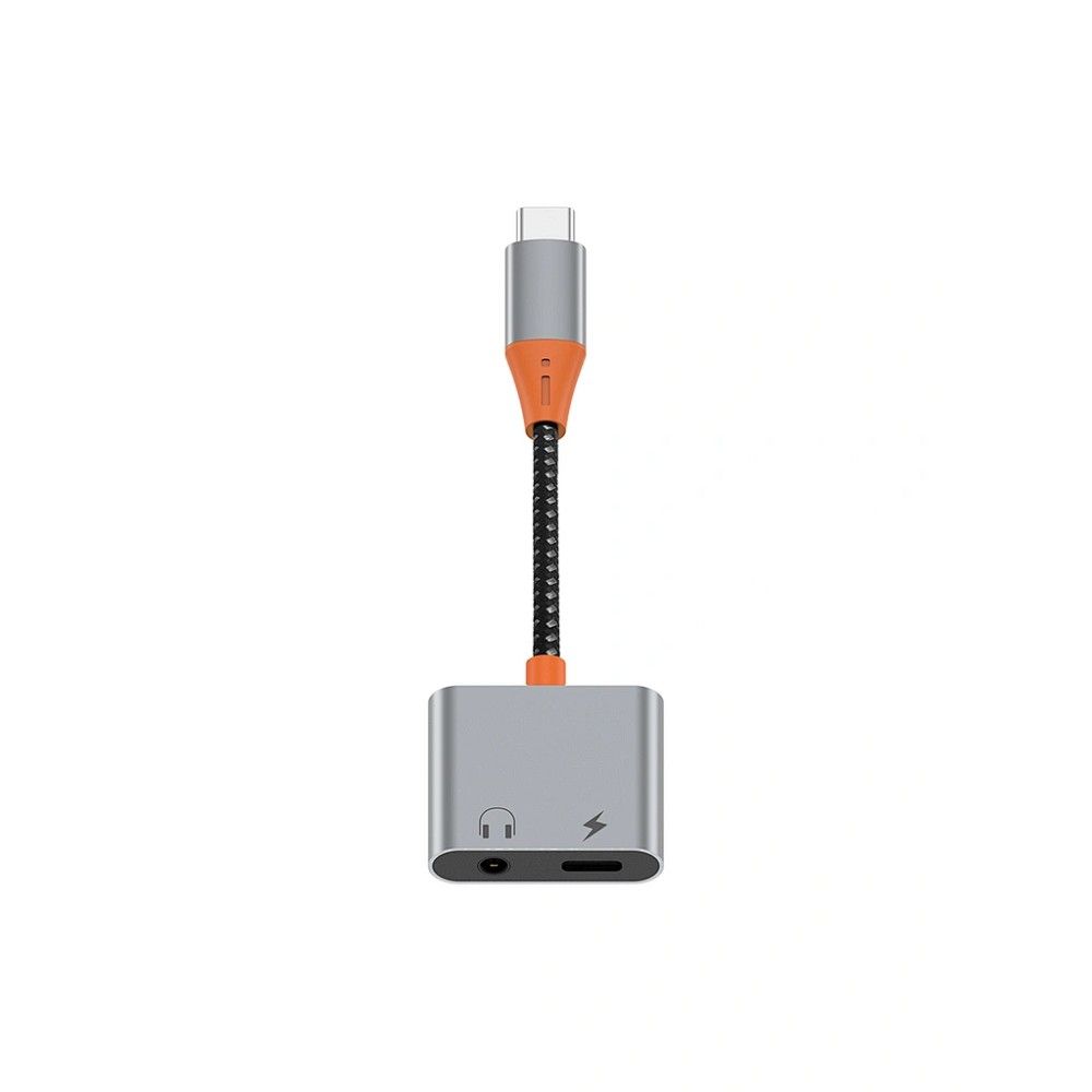 WiWU - Audio adapter LT10 Typ C į Typ C + 3,5 mm