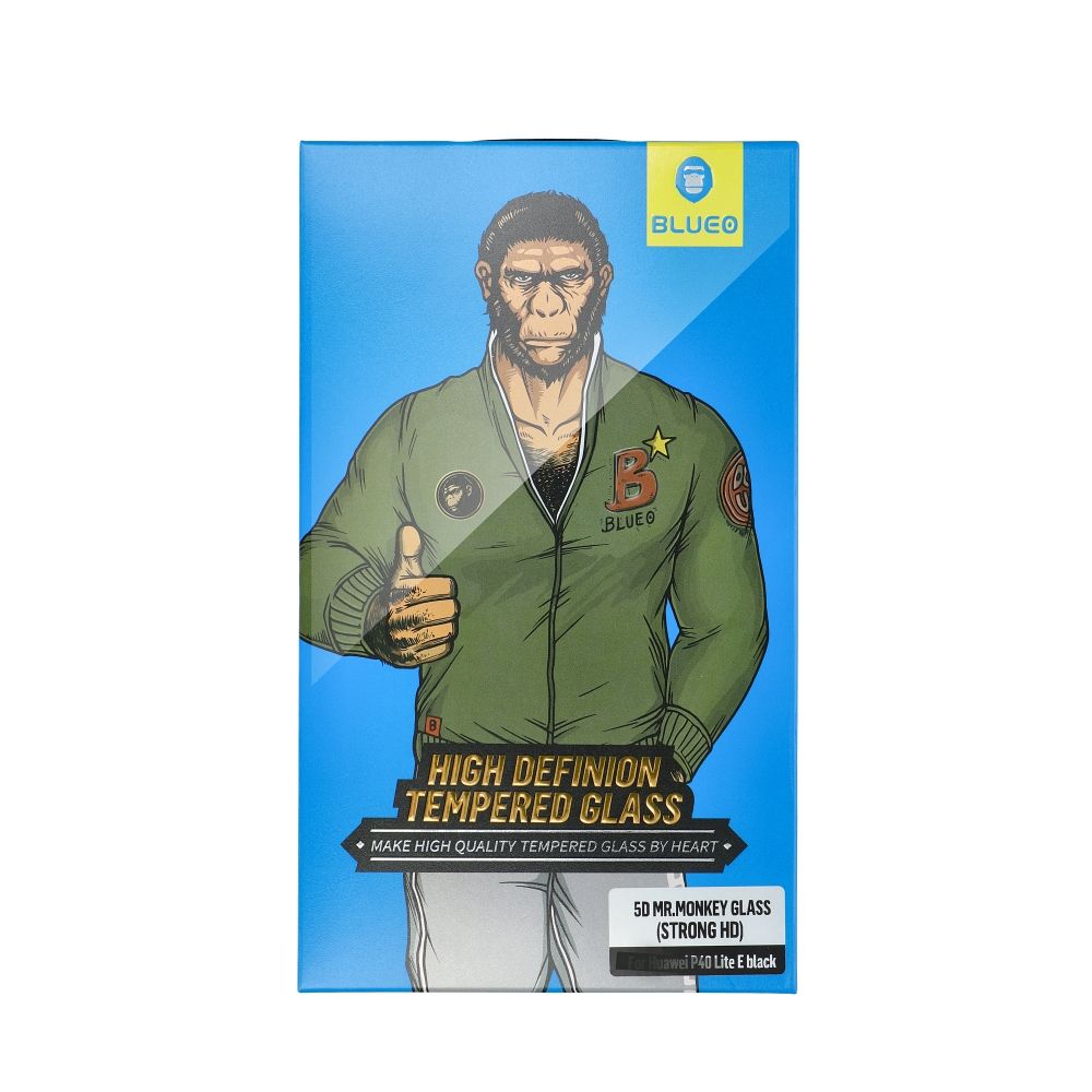 Tempered glass 5D Mr. Monkey Glass (Strong HD) Apple iPhone 15 Pro Max black
