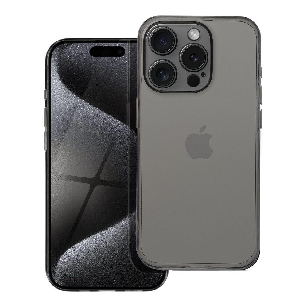 Чехол BOX PREMIUM 1,5 mm для iPhone 11 Pro прозрачный чёрный