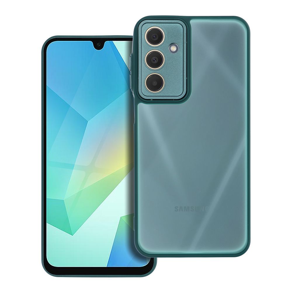 VARIETE Dėklas telefonui SAMSUNG A16 5G / A16 4G tamsiai žalias