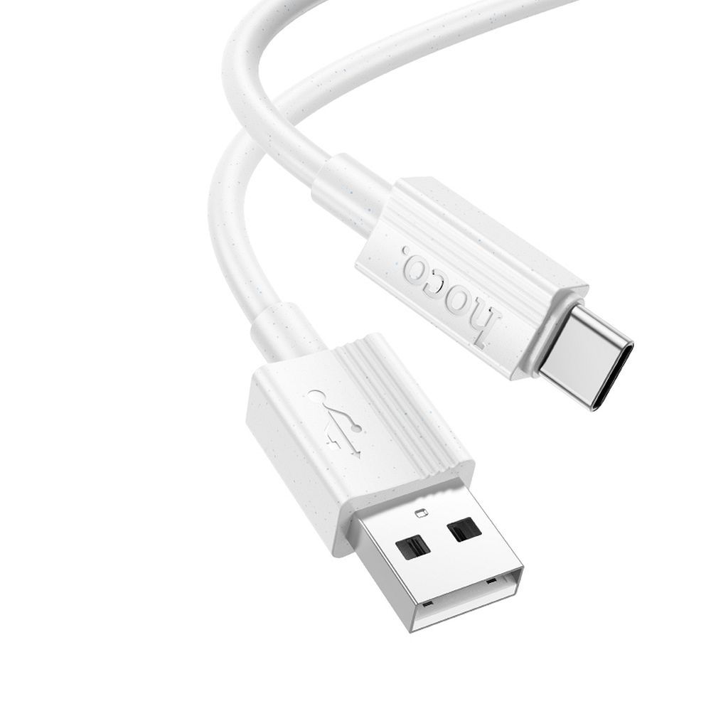 Кабель USB A на USB C Hoco 3A 1 m X107 белый