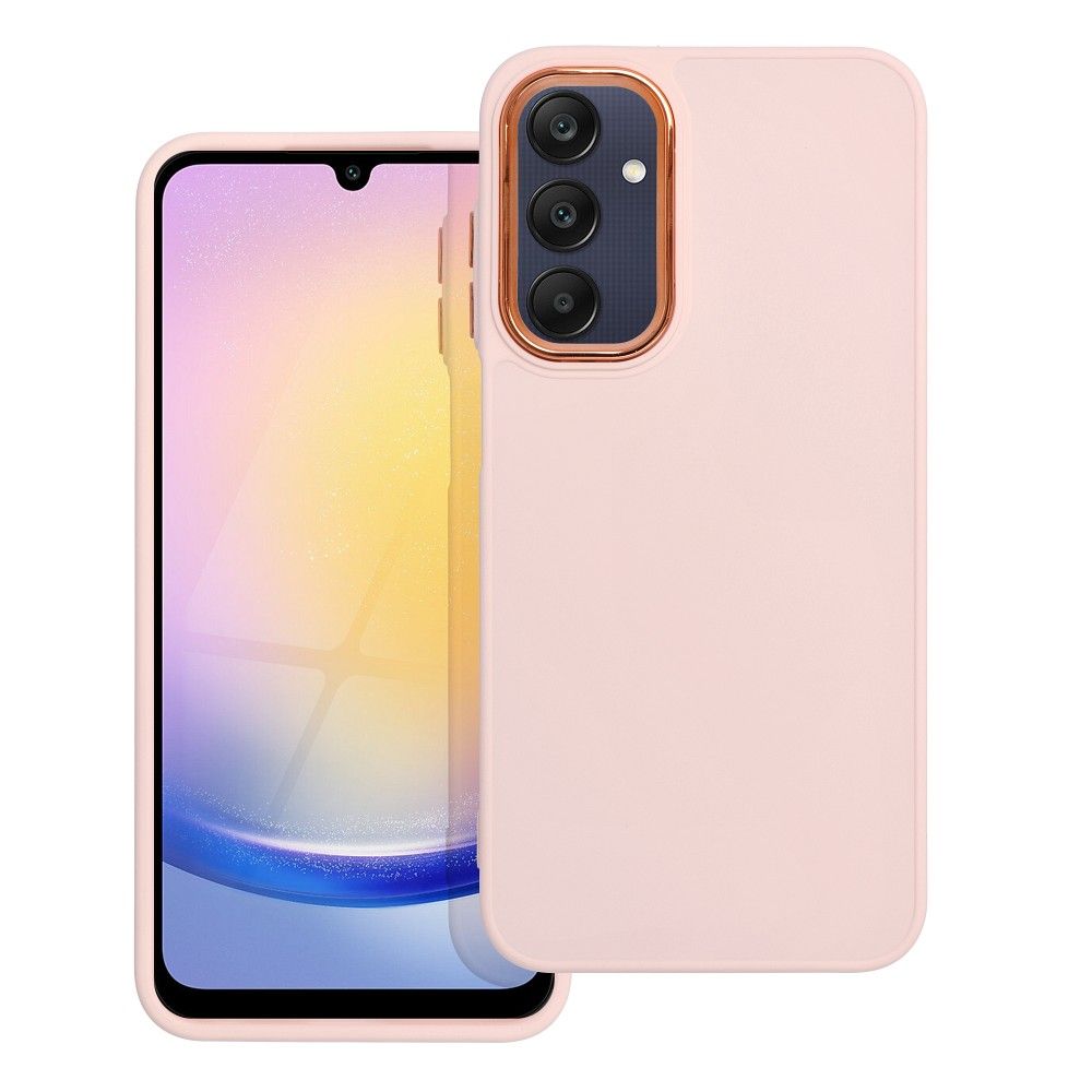 FRAME dėklas telefonui SAMSUNG A25 5G, pudrinės rožinės spalvos