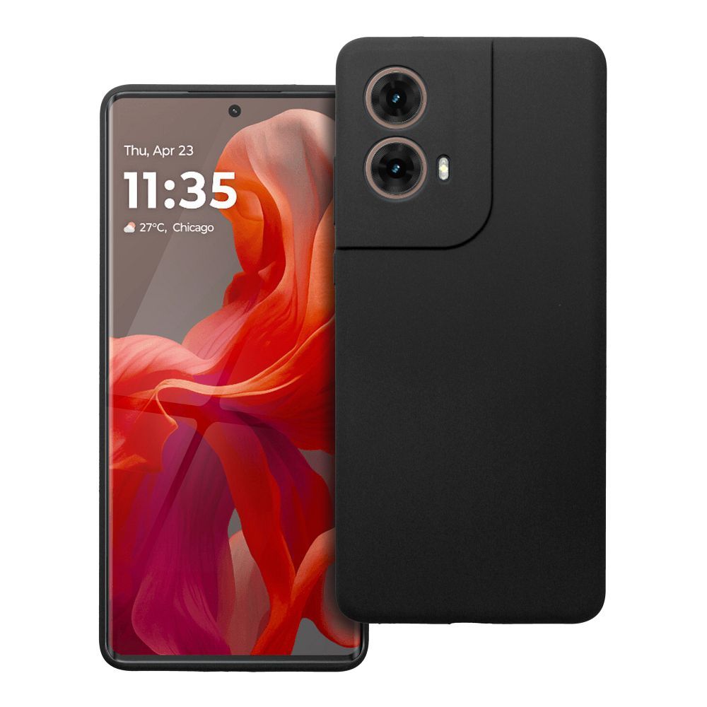 Silikoninis dėklas 2mm MOTOROLA G85 5G juodas