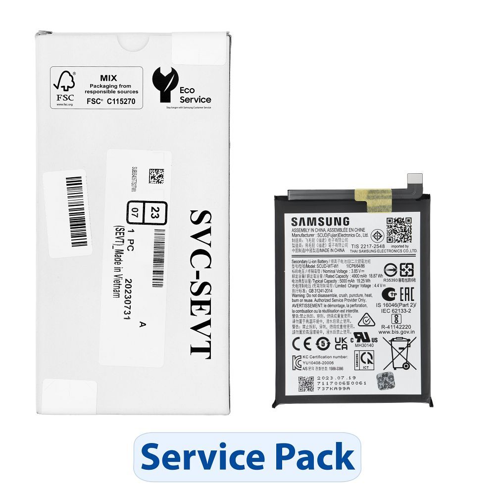 ServicePack аккумулятор EB-BA226ABY для Samsung A22 5G A226B GH81-20698A