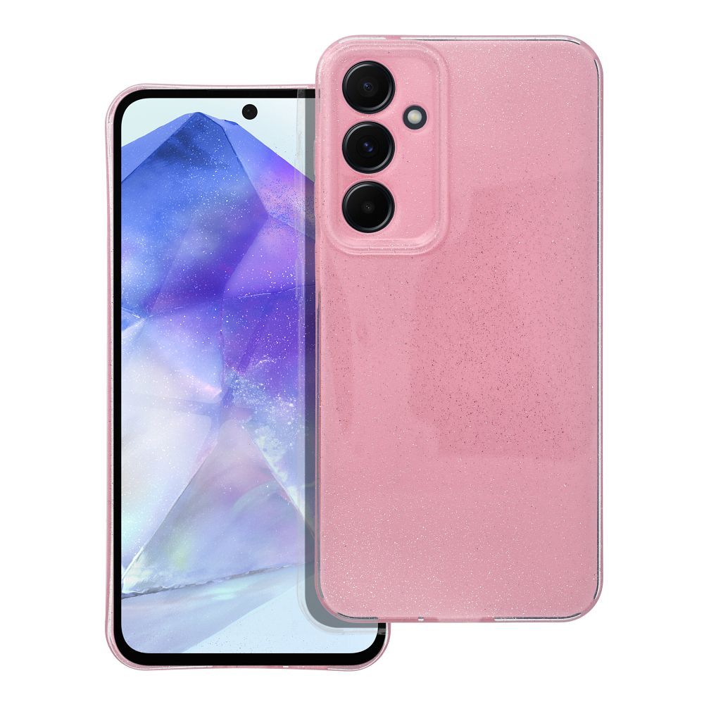 Rožinis dėklas 2 mm BLINK telefonui SAMSUNG A55 5G