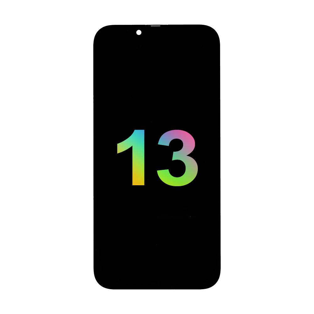 Mecanico Soft OLED экран Incell для Iphone 13 чёрный с рамкой (поддержка пересадки IC)