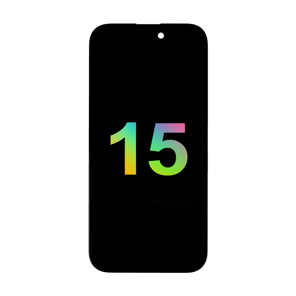 Mecanico Soft OLED Дисплей Incell для Iphone 15 чёрный с рамкой (Support IC Transplant)