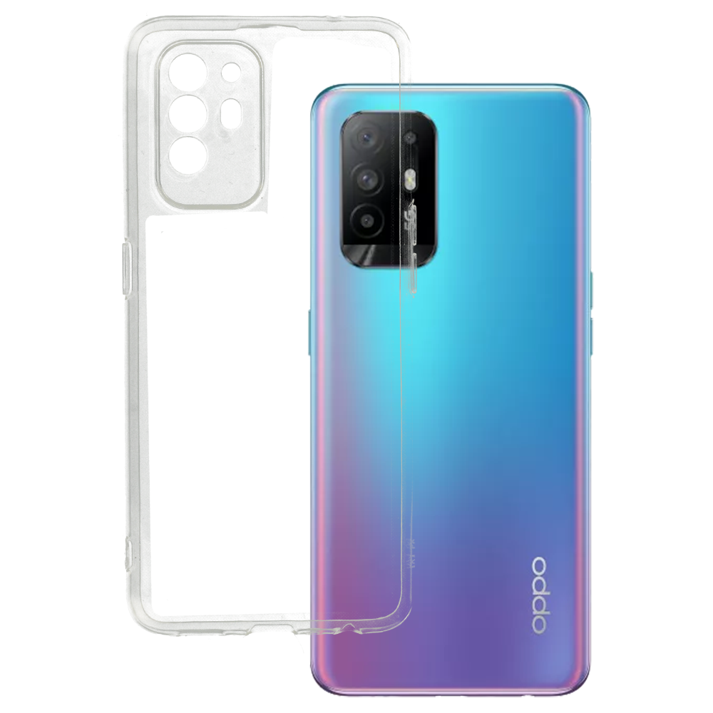Чехол Ultra Clear 1mm для Oppo Reno 5Z 5G прозрачный