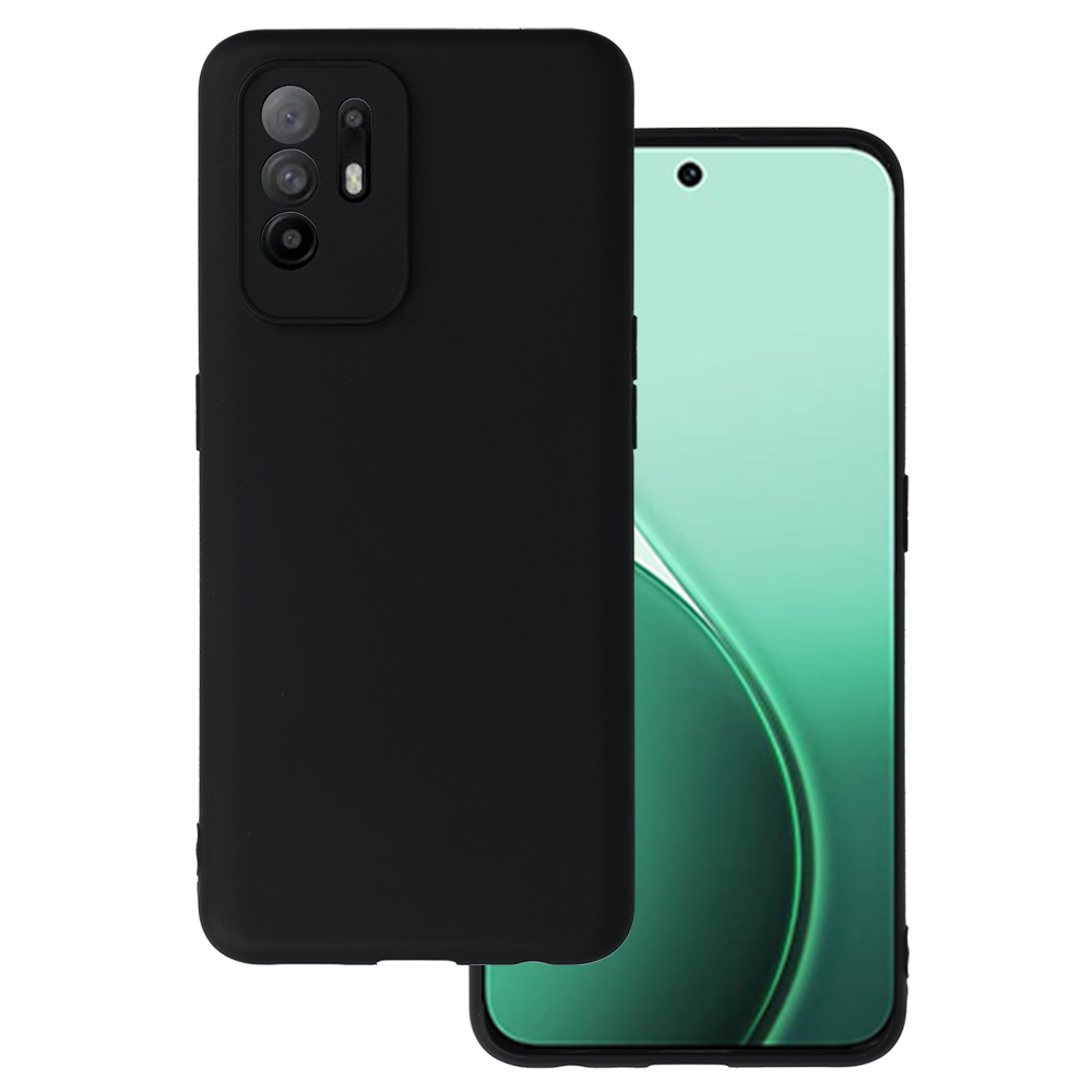 Задний чехол Matt для Oppo Reno 5Z 5G чёрный