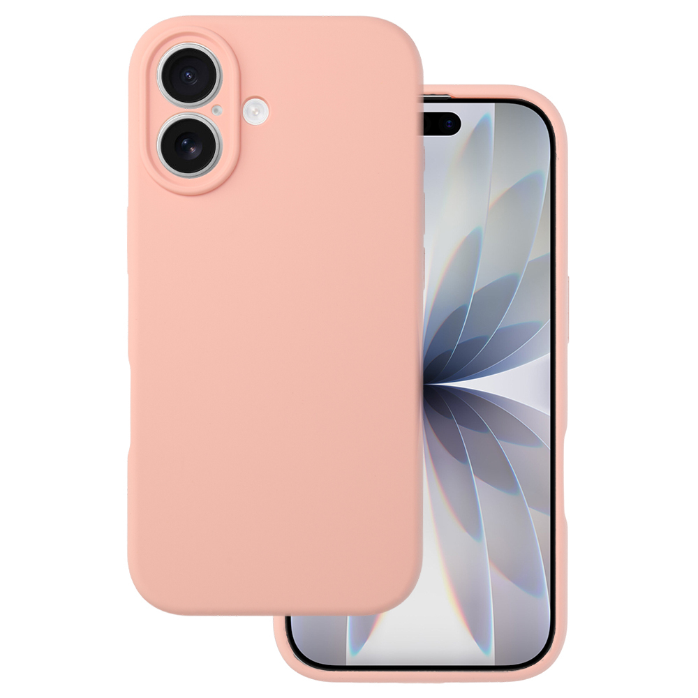 Silikoninis Lite dėklas telefonui Iphone 17 persikinis