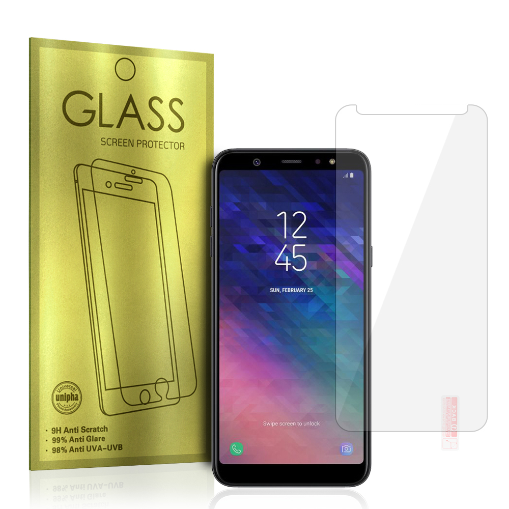 Glass Gold grūdintas stiklas Samsung Galaxy A6 (2018), auksinis