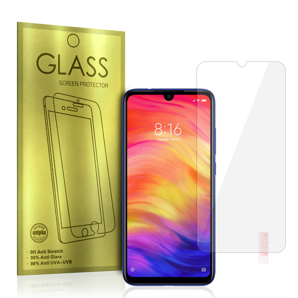 Закалённое стекло Gold для Xiaomi Redmi Note 7/Note 7 Pro