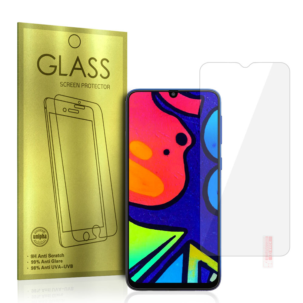 Закалённое стекло Gold для Samsung Galaxy F41/A20/M30/M30S/Huawei Y7 2019/Xiaomi Mi 9/Vivo Y9S