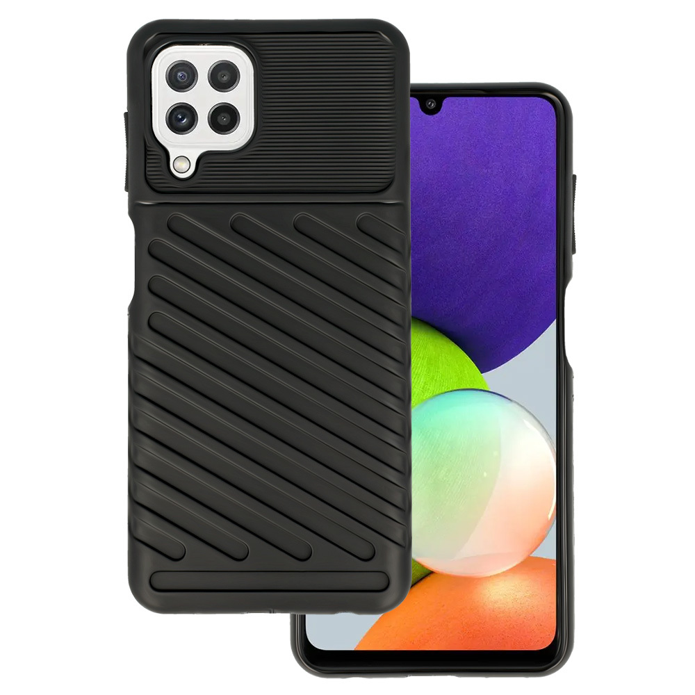 Thunder dėklas telefonui Samsung Galaxy A42 5G juodas