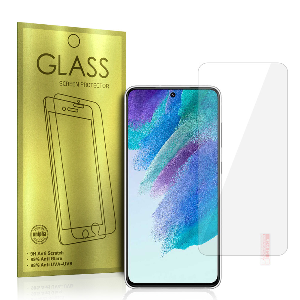 Закалённое стекло Gold для Samsung Galaxy S21 FE