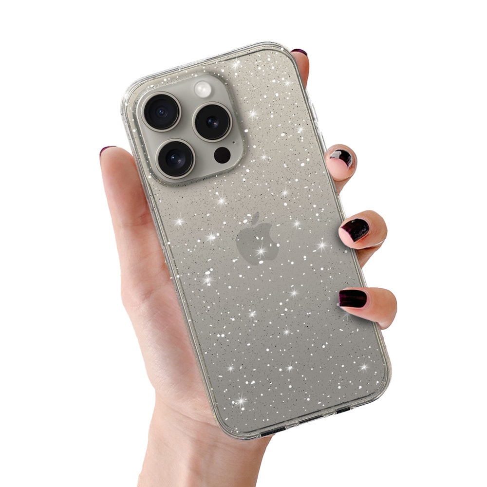 Чехол Crystal Glitter для iPhone 11 Pro серебряный