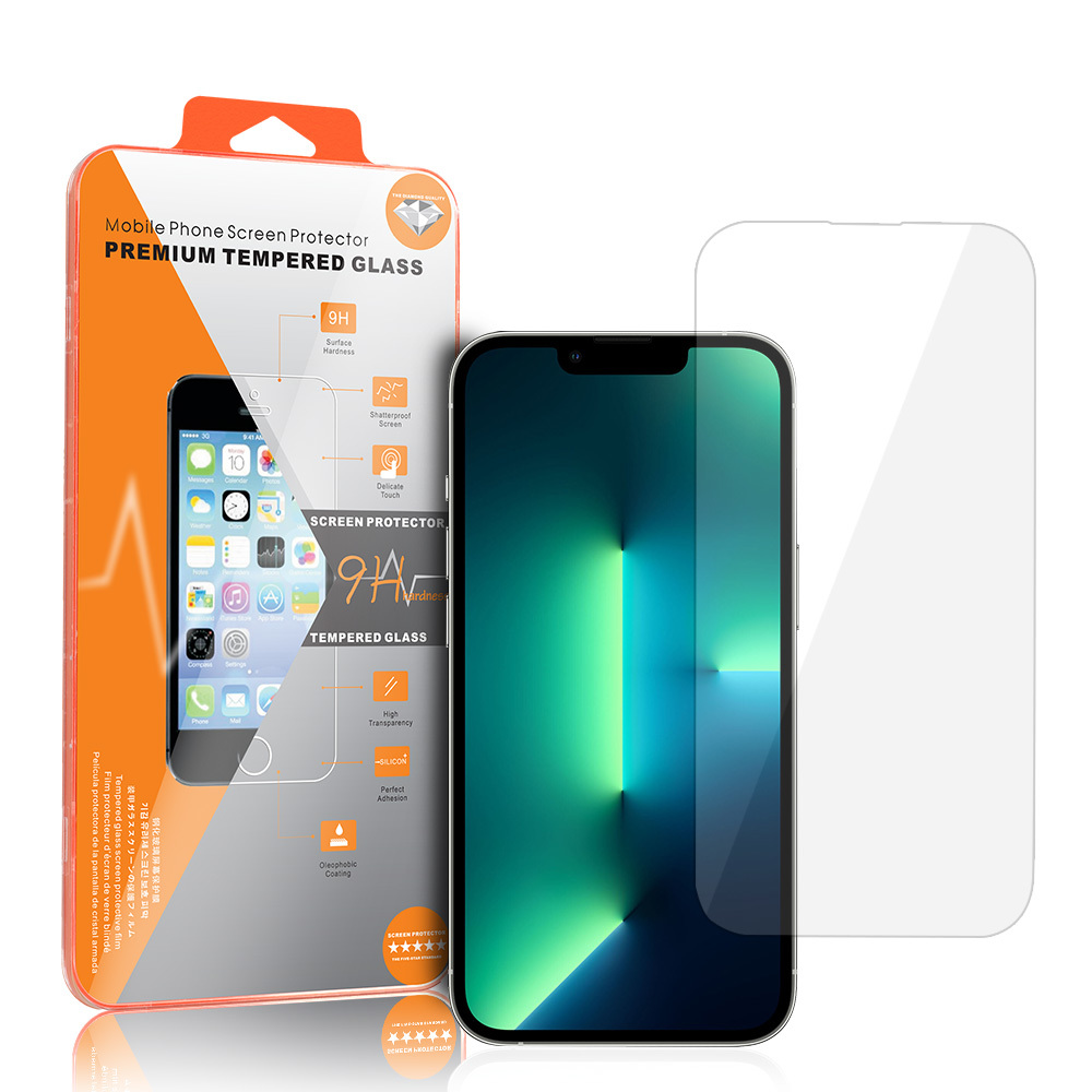 Закалённое стекло Orange Apple iPhone 13/13 Pro/14/16e/17e