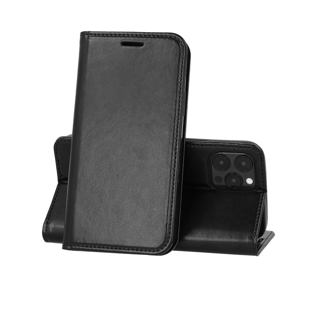 Magnetinė Elite knyga Samsung Galaxy S22 Plus juoda