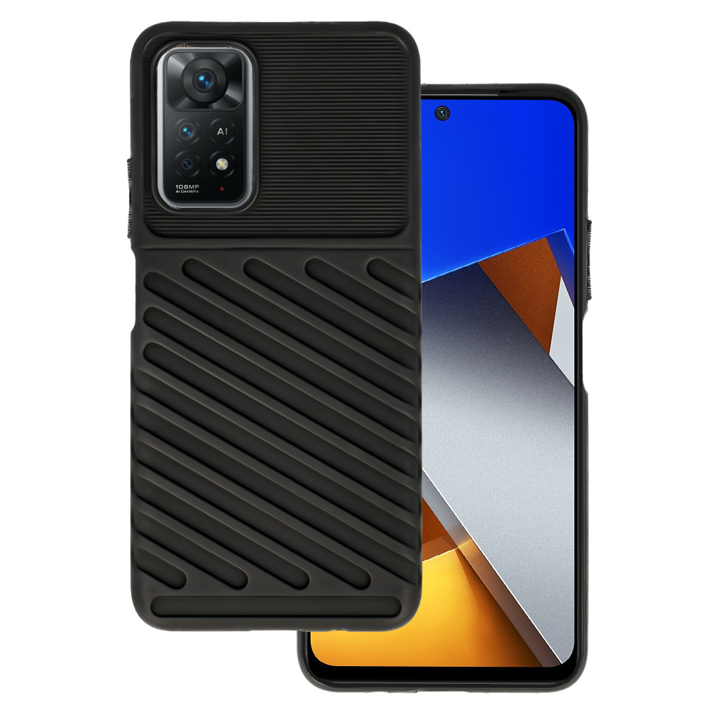 Dėklas telefonui Thunder XIAOMI REDMI NOTE 11 5G/NOTE 11S 5G/POCO M4 Pro 5G juodas