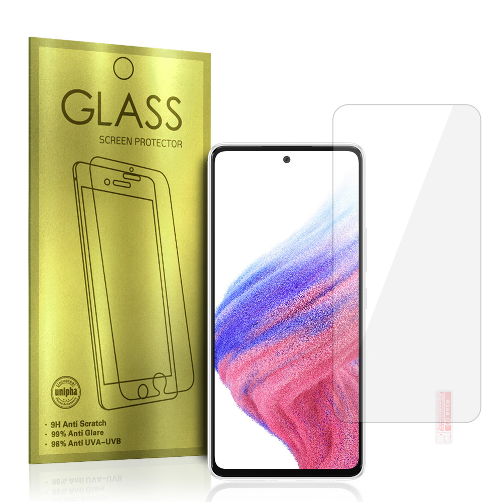 Glass Gold grūdinto stiklo ekrano apsauga Samsung GALAXY A53 5G