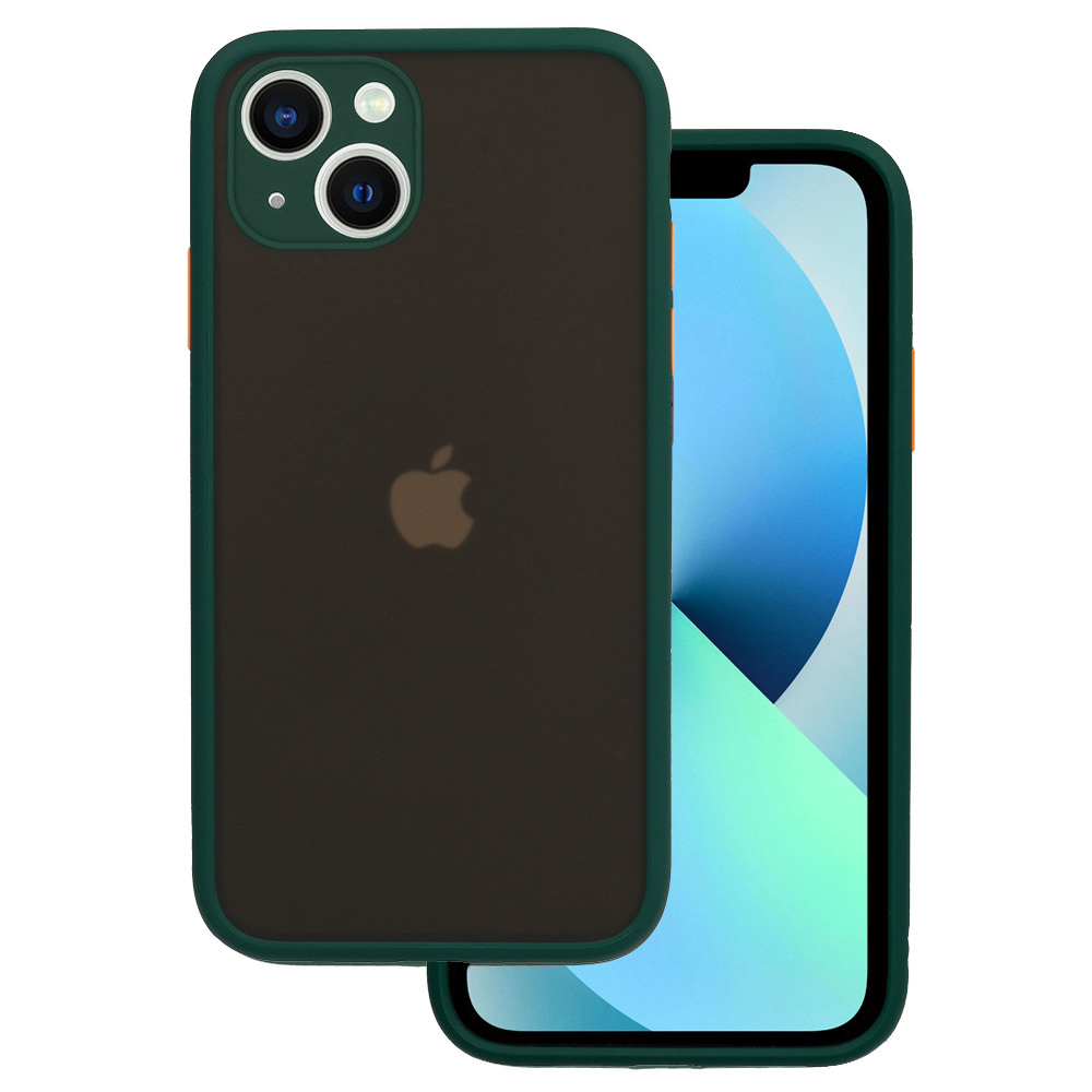 Vennus Spalvotas mygtukų bamperis Samsung Galaxy S22 Plus žalias
