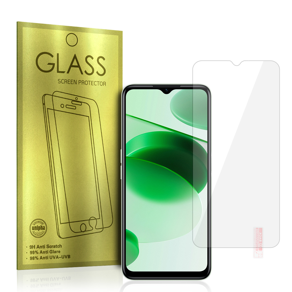 Закалённое стекло Gold для REALME C35
