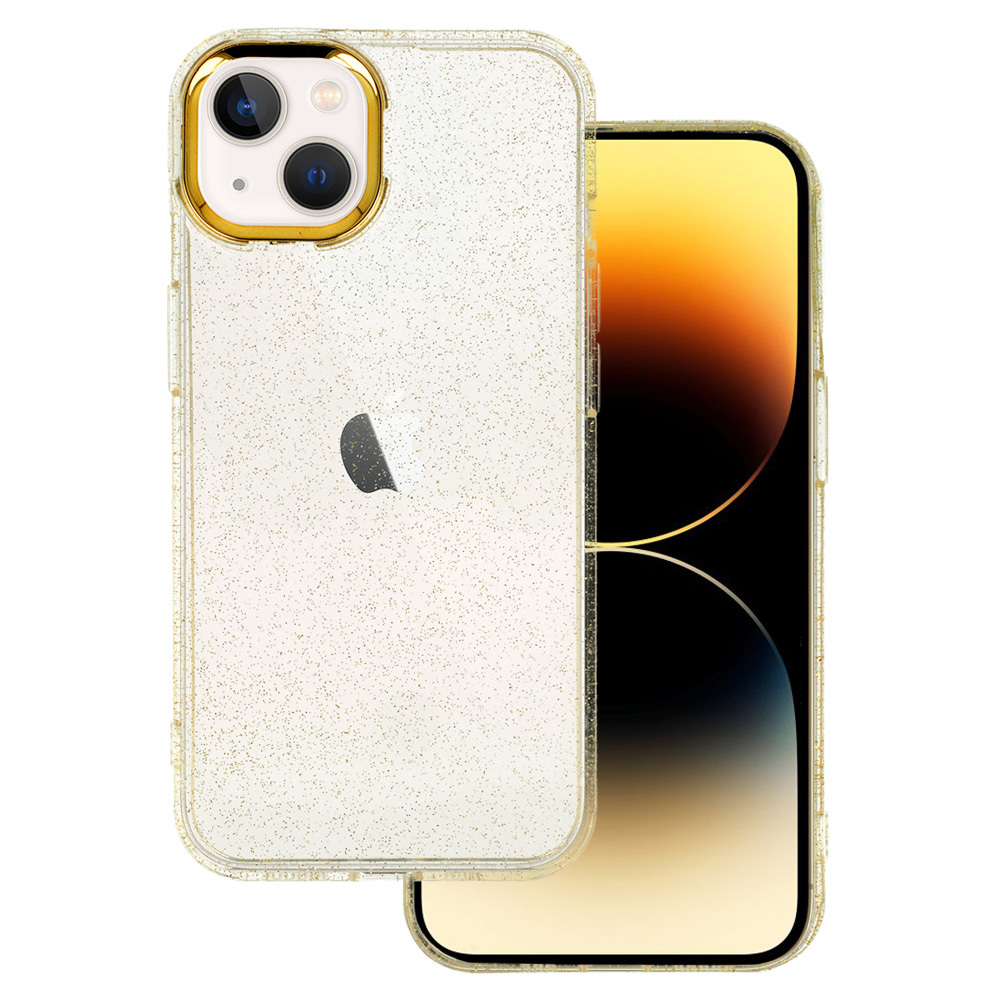 Tel Protect Gold Glitter чехол для iPhone 14 золотой