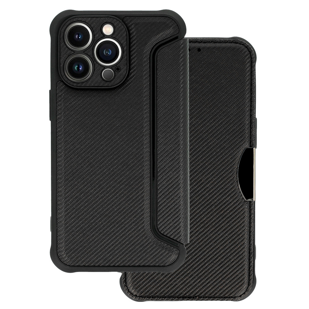 Razor Carbon Book Case for Samsung Galaxy A34 5G black