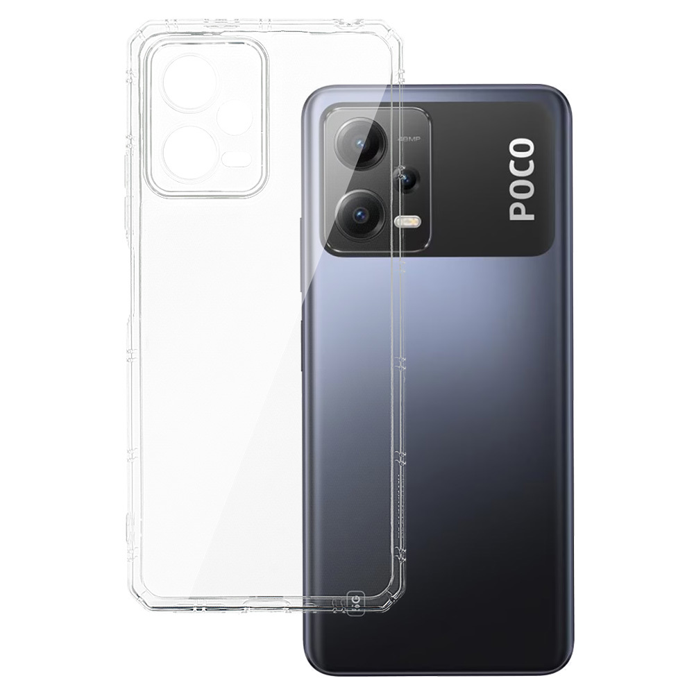 Armor Antishock dėklas Xiaomi Redmi Note 12 5G/Poco X5, skaidrus