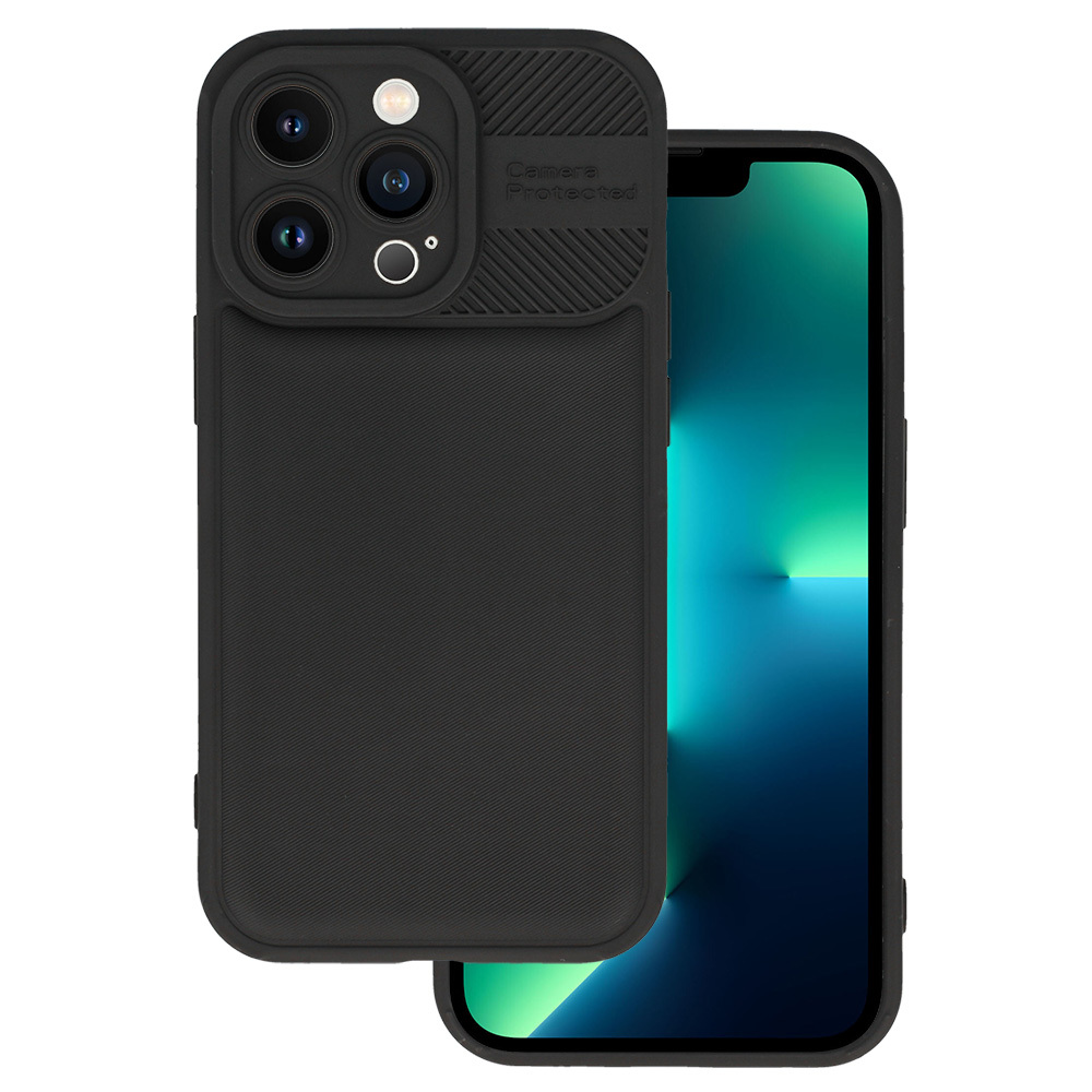 Чехол Camera Protected для iPhone 13 Pro Max чёрный