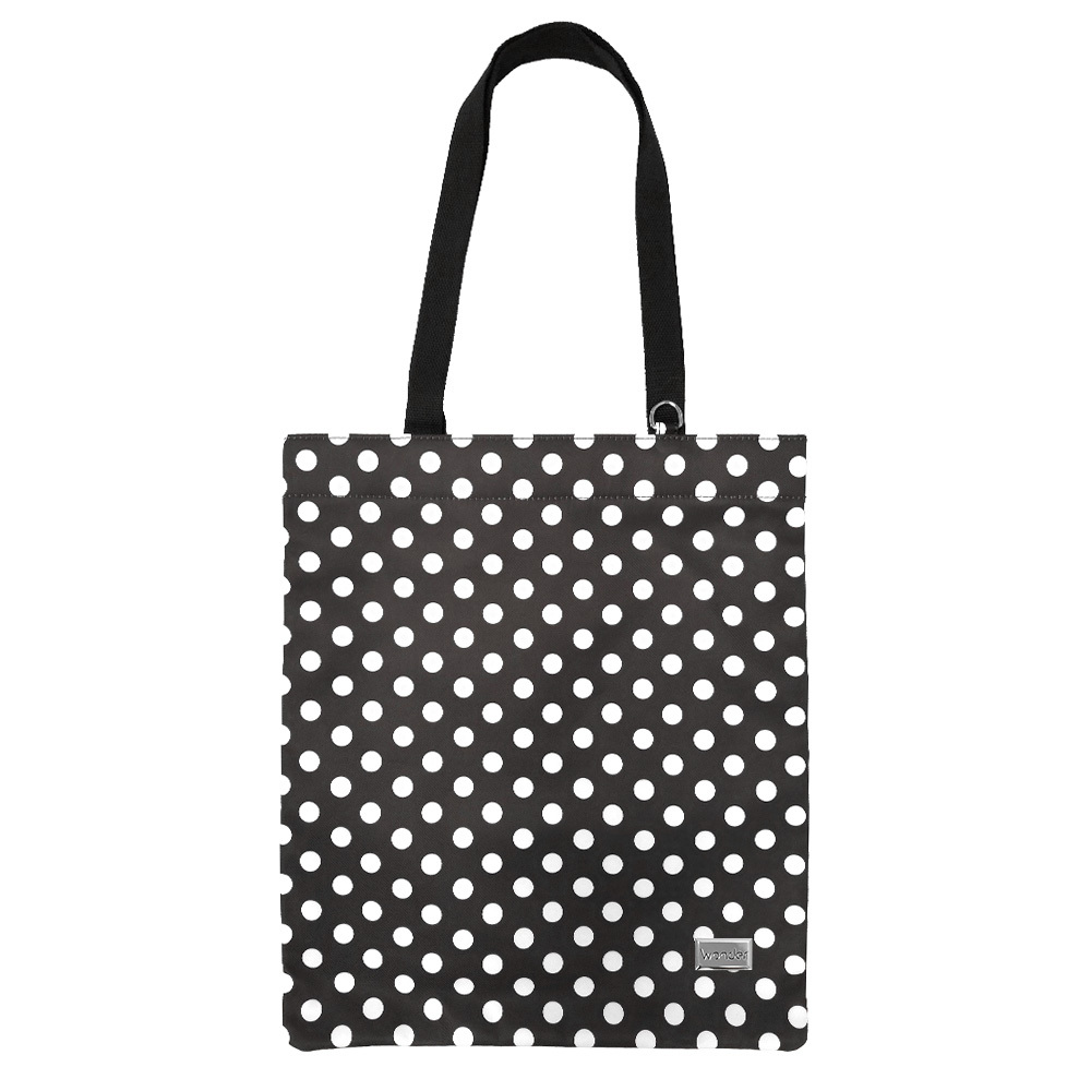 Shopping Bag Wonder pattern 2 black polka-dot