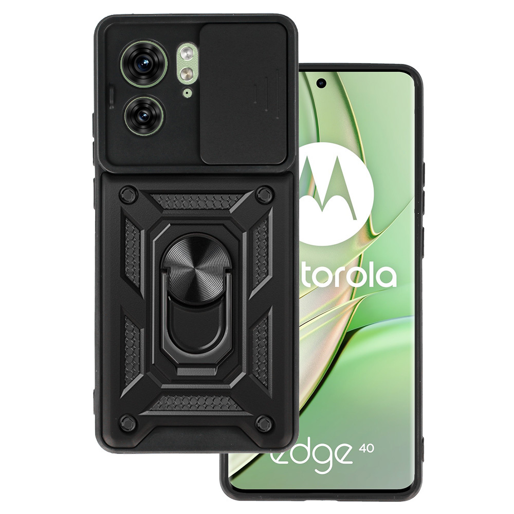 Dėklas telefonui Motorola Edge 40 5G (m) - juodas