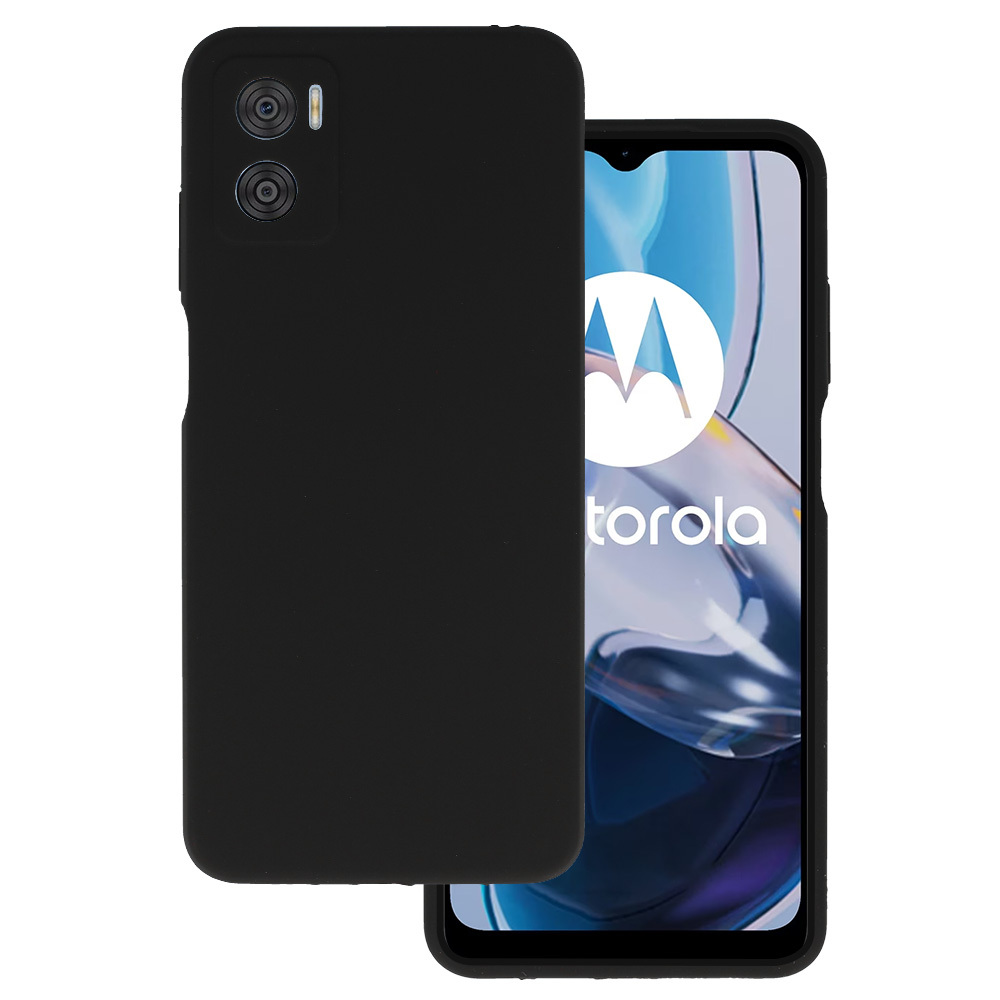 Силиконовый Lite чехол для Motorola Moto E22/E22i чёрный