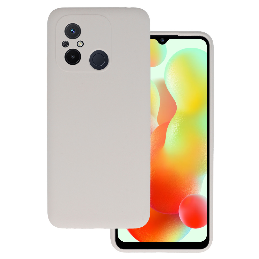 Силиконовый чехол Silicone Lite для Xiaomi Redmi 12C/11A титановый