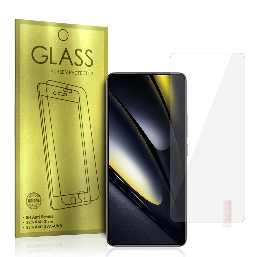 Закалённое стекло Gold для Xiaomi Poco F6/Samsung A21/A11/M11/A21S/A71/A82