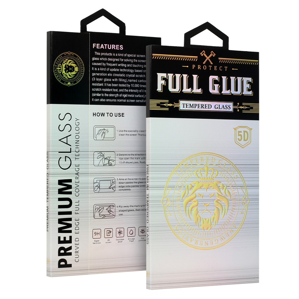 Tempered Glass HARD Full Glue 5D for MOTOROLA EDGE 50 PRO/EDGE 50 ULTRA BLACK