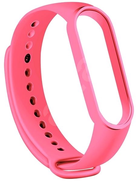 Ремешок для Xiaomi Mi Band 5 6 7 розовый